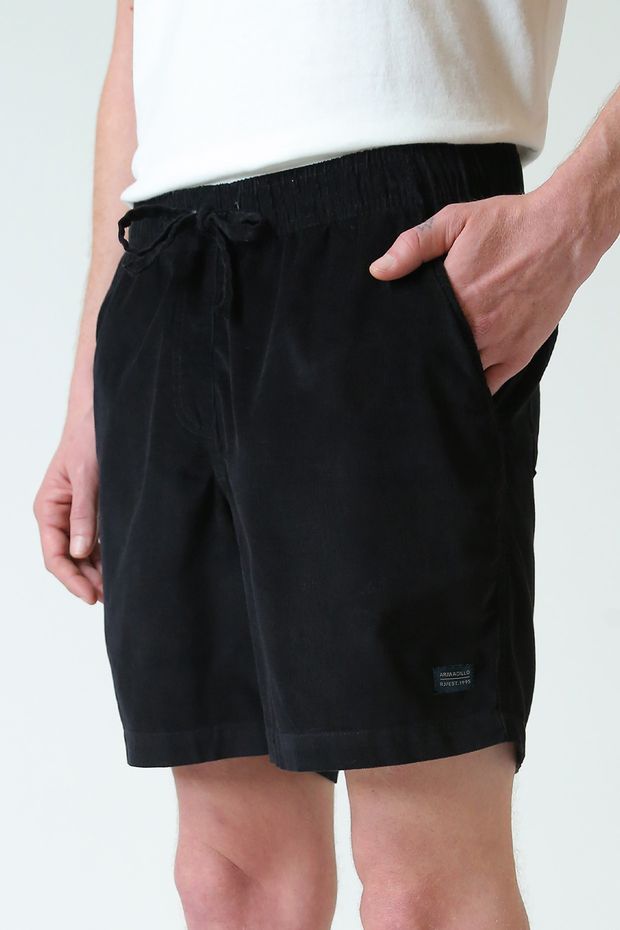 Short Cotele Palermo - Preto Crop